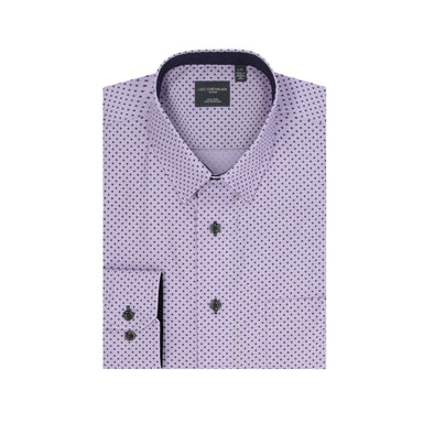 Leo Chevalier Long Sleeve Sport Shirt - Tall Sizes - 621470/QT 8298