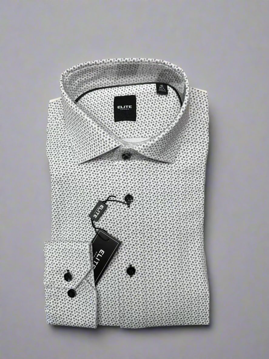 Serica Classics Semi Tapered Non-Iron 2 Ply Cotton Dress Shirt - C-325 01 main image 1