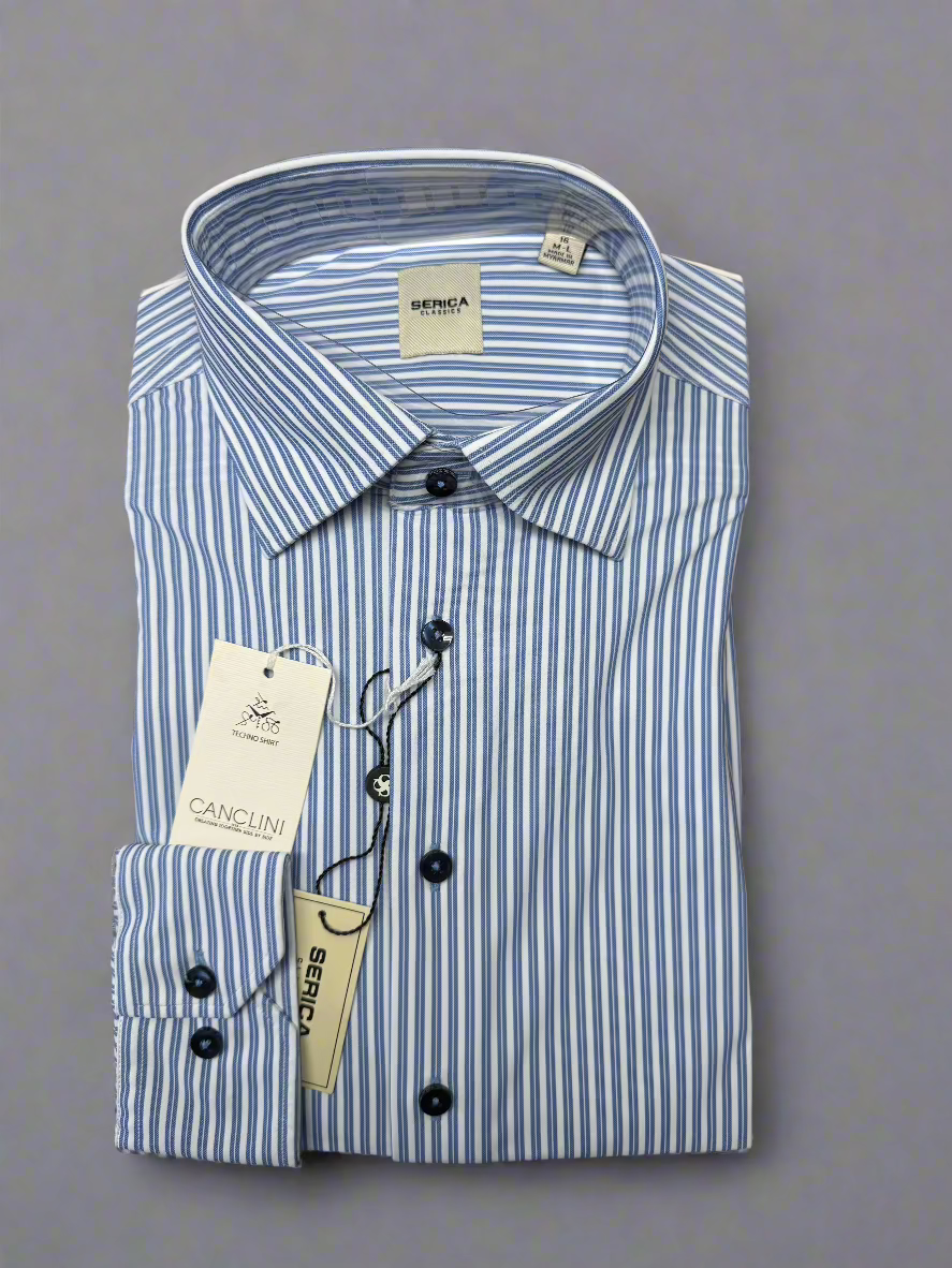 Serica Elite Prato Dress Shirt Lt.Blue - EX2569505