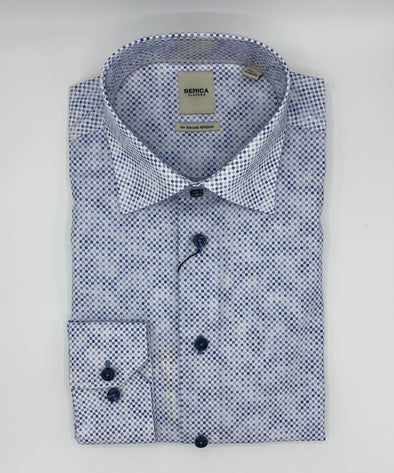 Serica Classics Semi Tapered Long Sleeve Dress Shirt - C2359260