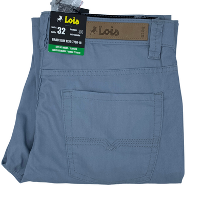 Lois Brad Slim Casual Pant Ice Blue - 1136-7700-18 Ice Blue