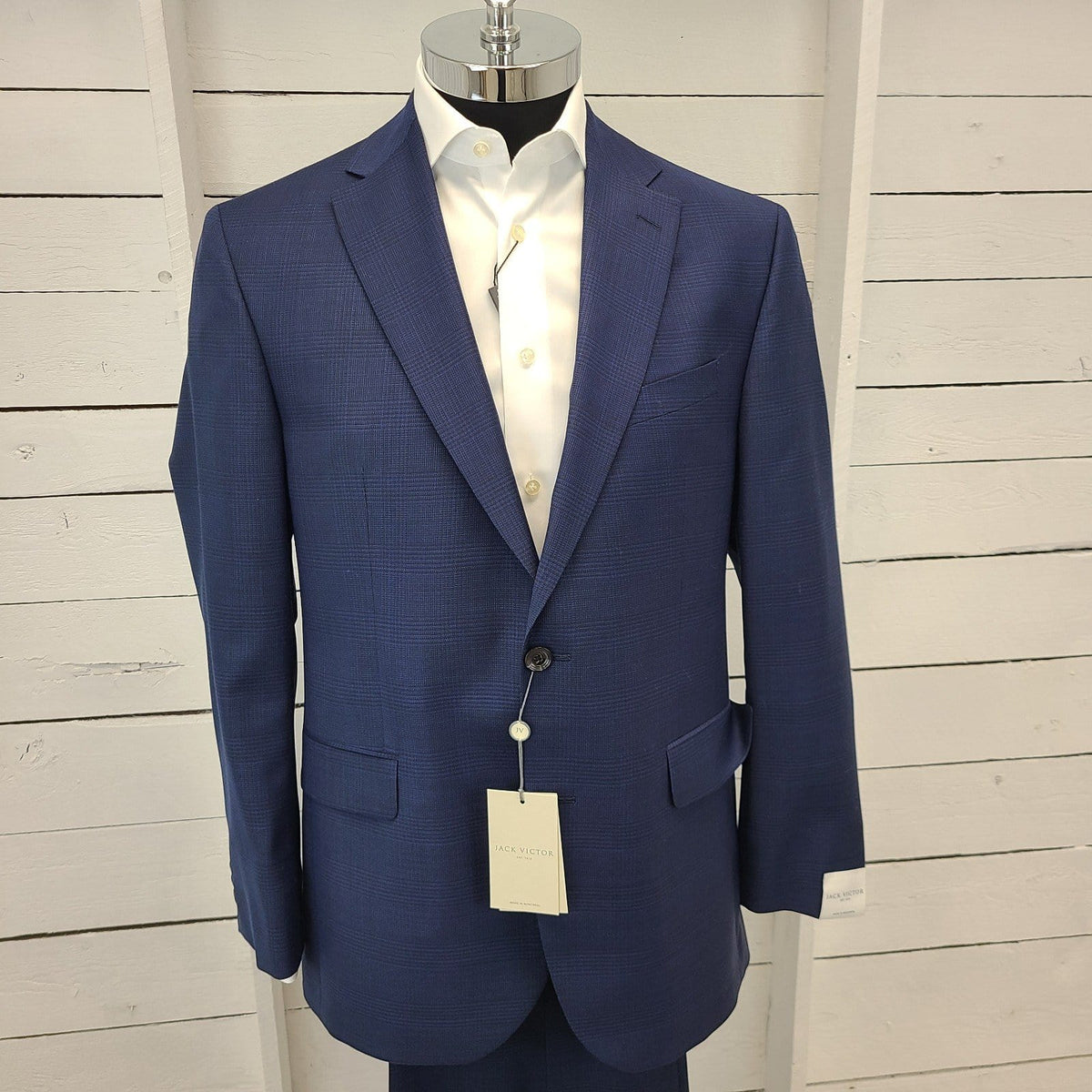 Jack Victor Blue Suit Jacket SP3021 High End Suit Made in Canada