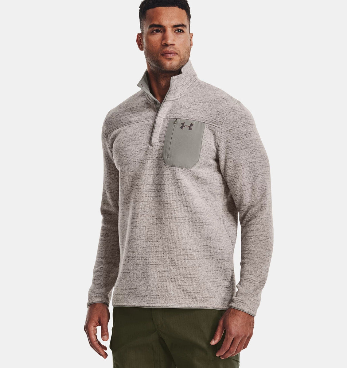 Under armour henley hoodie sale