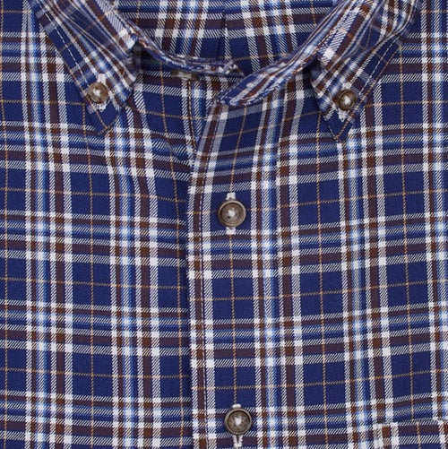 Viyella Cotton & Wool Blend Button Down Shirt - 653421