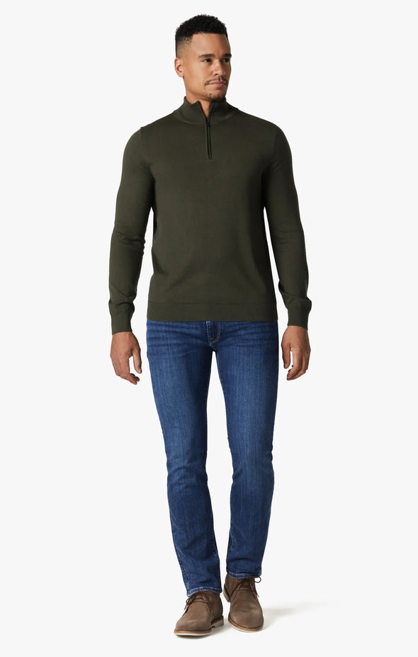 34 Heritage Courage Straight Leg Jeans in Deep Brushed Organic - H0031084915