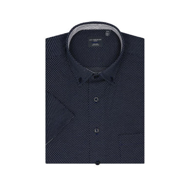 Leo Chevalier Short Sleeve 100% Cotton Non-Iron Tall Sizes- 620395/ QT 1900