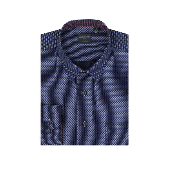 Leo Chevalier Long Sleeve Sport Shirt - Regular Sizes - 621445 1898