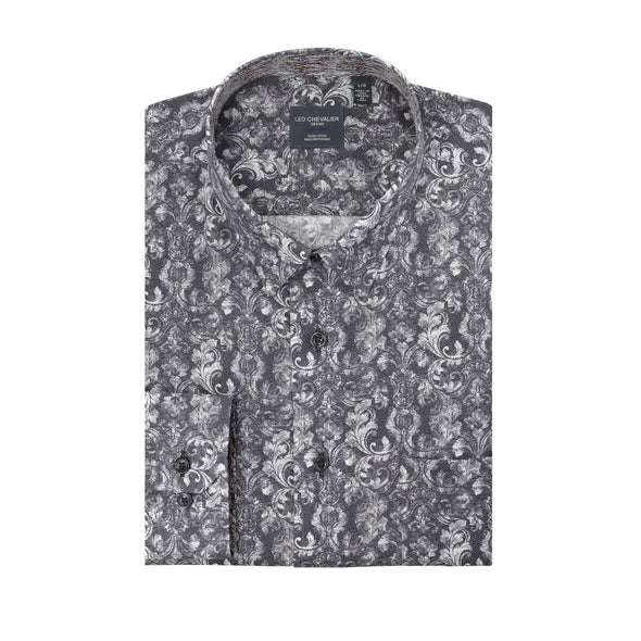 Leo Chevalier Long Sleeve Sport Shirt - Regular Sizes - 621452 3798