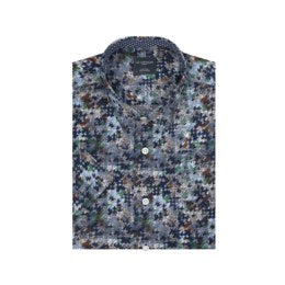 Leo Chevalier Short Sleeve Sport Shirt Blue - 622361 1600