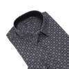 Leo Chevalier Long Sleeve Sport Shirt - Grey Print 623450 - 3698