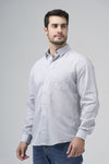 Leo Chevalier Long Sleeve Hidden Button Down Non-Iron Sport Shirt *Tall Sizes* Blue - 623453 1698