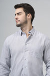 Leo Chevalier Long Sleeve Hidden Button Down Non-Iron Sport Shirt *Tall Sizes* Blue - 623453 1698