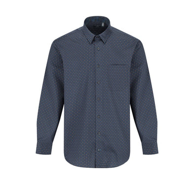 Leo Chevalier Long Sleeve Hidden Button Down Non-Iron Sport Shirt *Tall Sizes* Navy - 623456 1998