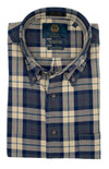 Viyella Long Sleeve Sport Shirt - Shiitake - 651440 2598