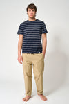 Batela Striped T-Shirt Navy A1936