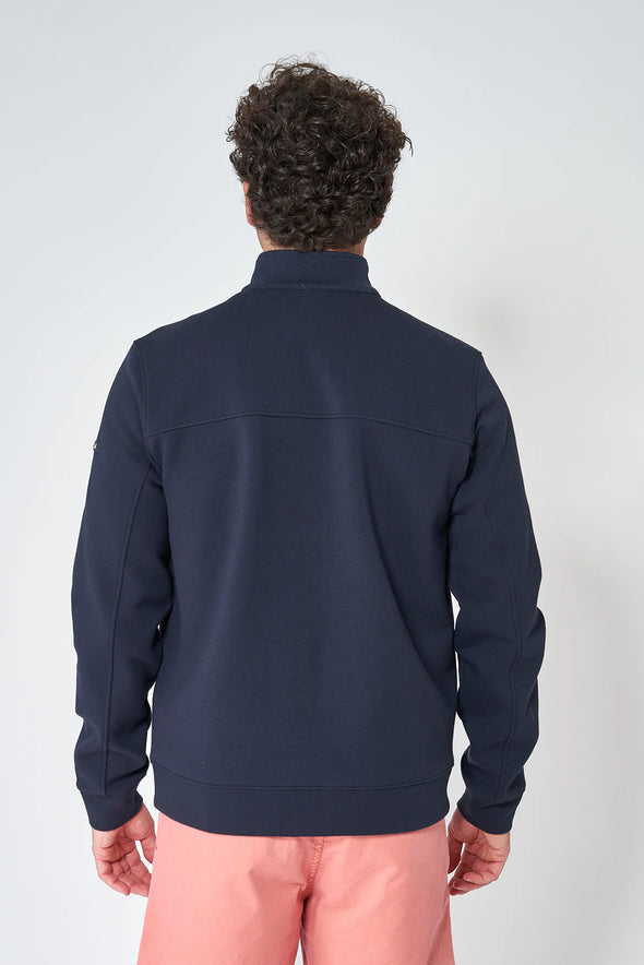 Batela Interlock Jacket Navy - A1943