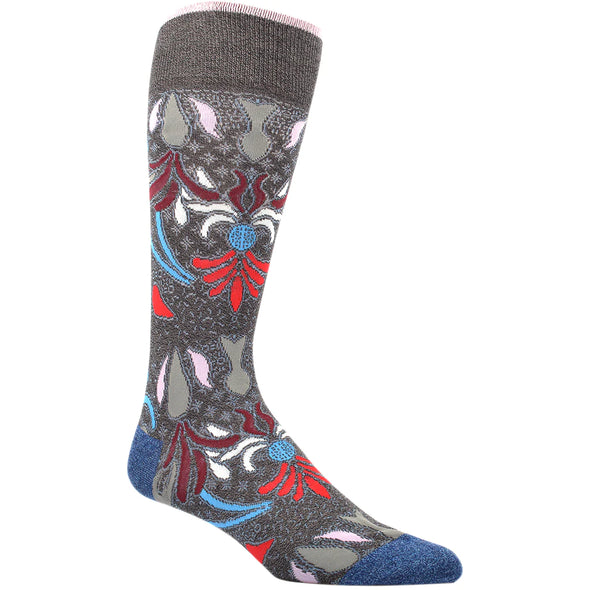 Mens floral best sale dress socks
