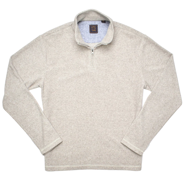 Vintage 1946 Quarter Zip Sweater - E433
