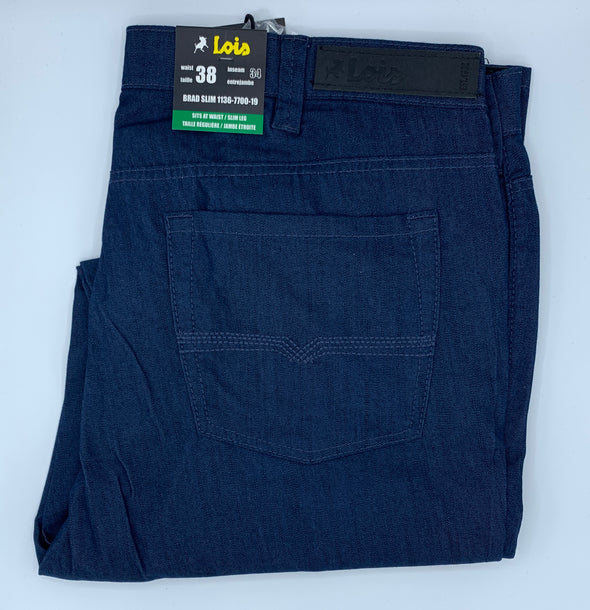 Lois Brad Slim Casual Pant - Denim Blue - 1136-7700-19