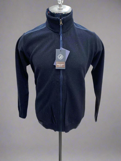 Green Coast Full Zip Sweater - S32025 BLU