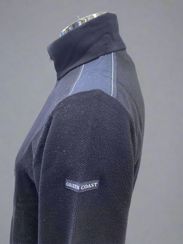 Green Coast Full Zip Sweater - S32025 BLU