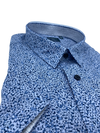 100% Cotton Leo Chevalier *Tall Sizes* Sky Blue Short Sleeve Sport Shirt - 622369/QT 1300