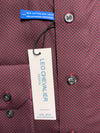 Leo Chevalier Long Sleeve Burgundy Sport Shirt - 625456 4898