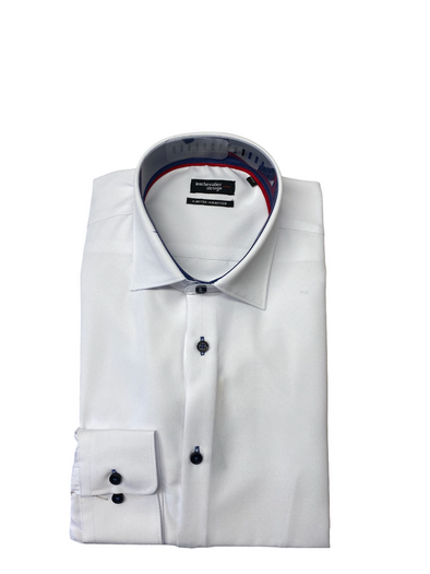 Leo Chevalier Fitted Micro Polyester Dress Shirt 225157 - 0198