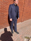 Jack Victor Neat Navy Check Conway Sport Jacket - 1252106 605