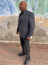 Jack Victor Conway Sport Jacket Navy Square Pattern - 1252206