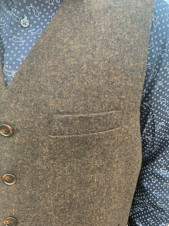 BLU Wool and Silk Waistcoat - VST