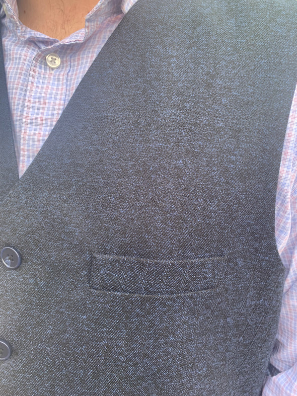 BLU Wool and Silk Waistcoat - VST