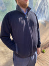 Green Coast Italian Mens Full Zip Yachting Sweater BLU - W52035