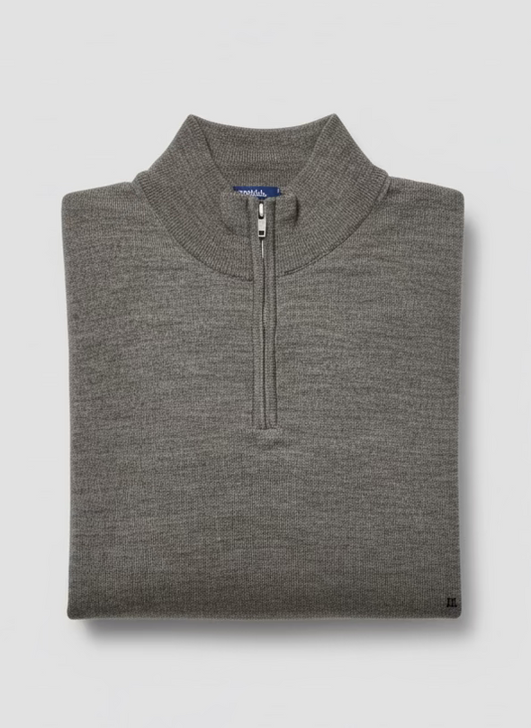 Vela Blu Quarter Zip Mock Neck Sweater - V23932N Assorted Colours