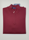 Vela Blu Quarter Zip Mock Neck Sweater - V23932N Assorted Colours
