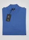 Vela Blu Quarter Zip Mock Neck Sweater - V23932N Assorted Colours