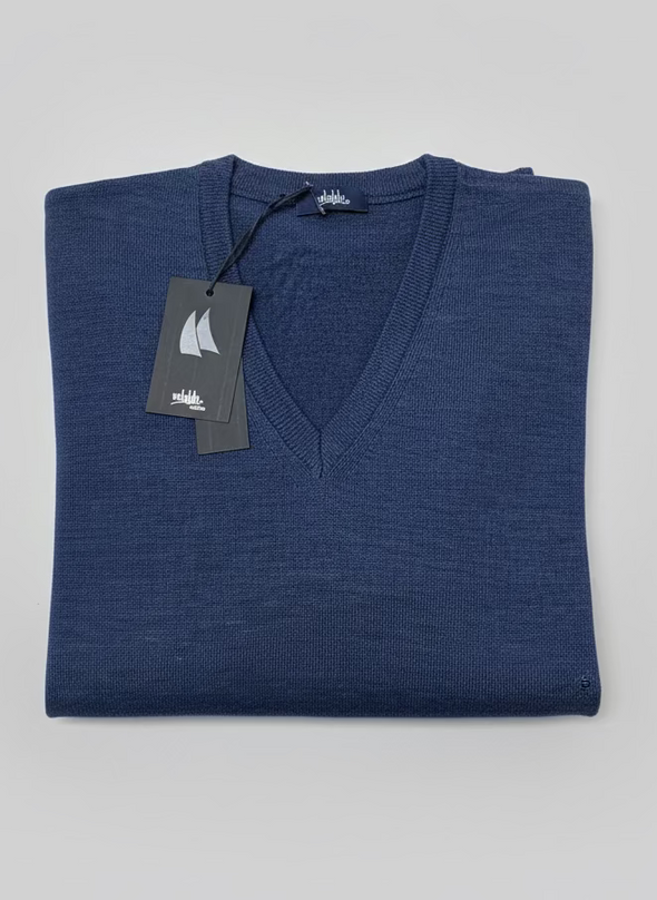 Vela Blu V-Neck Pullover - V23931 Assorted Colours