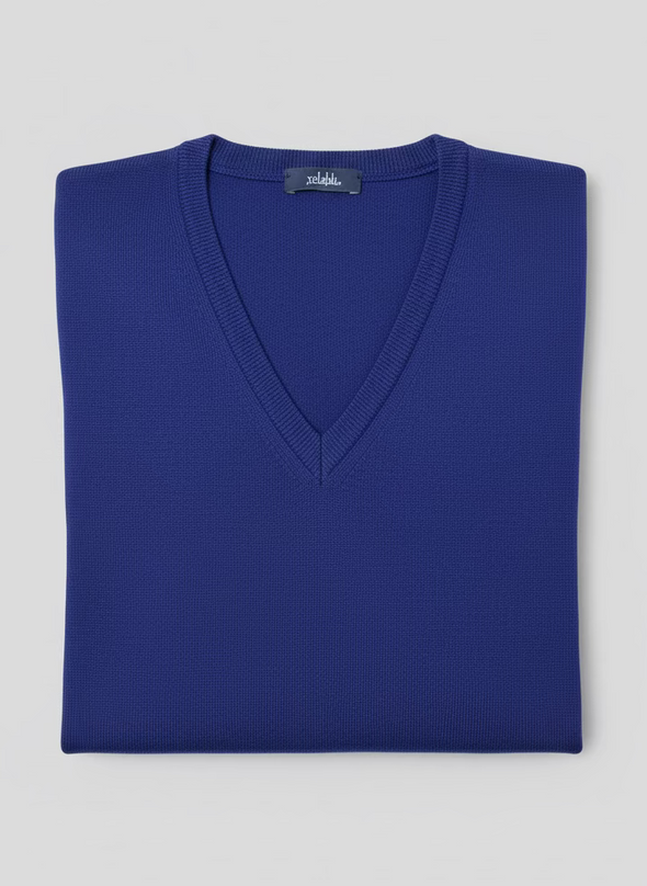 Vela Blu V-Neck Pullover - V23931 Assorted Colours