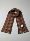 Fraas Acrylic Striped Scarves - Assorted Colours