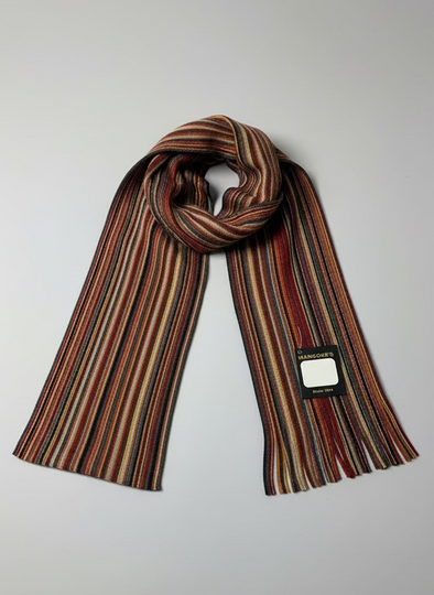 Fraas Acrylic Striped Scarves - Assorted Colours