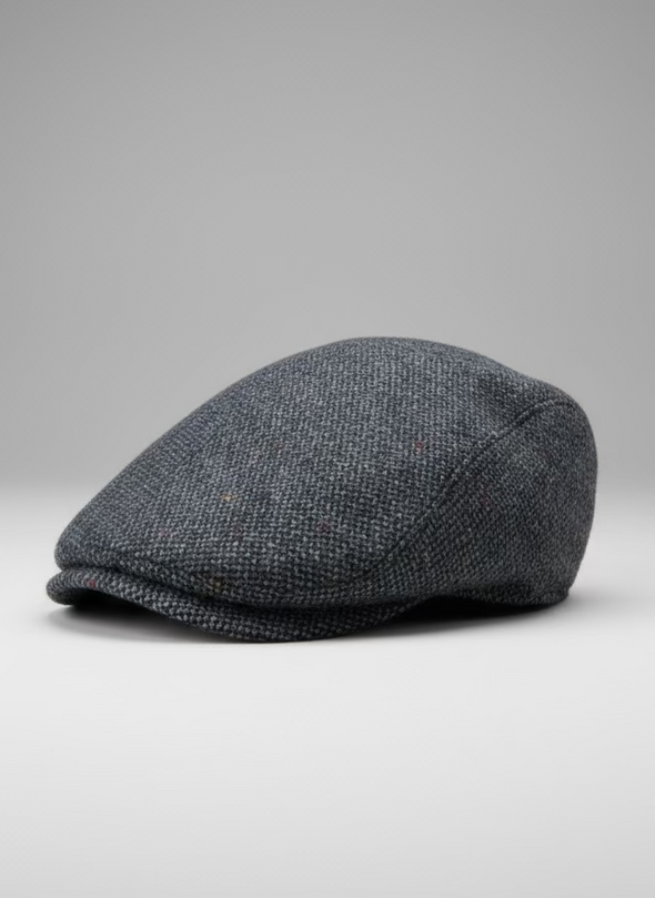 Gottmann Jackson-K Gray/Blue Tweed Winter Cap - 2696456