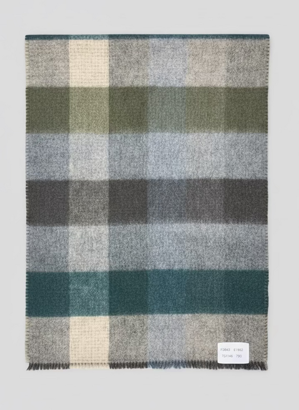 Fraas Acrylic Checked Scarves - Assorted Colours