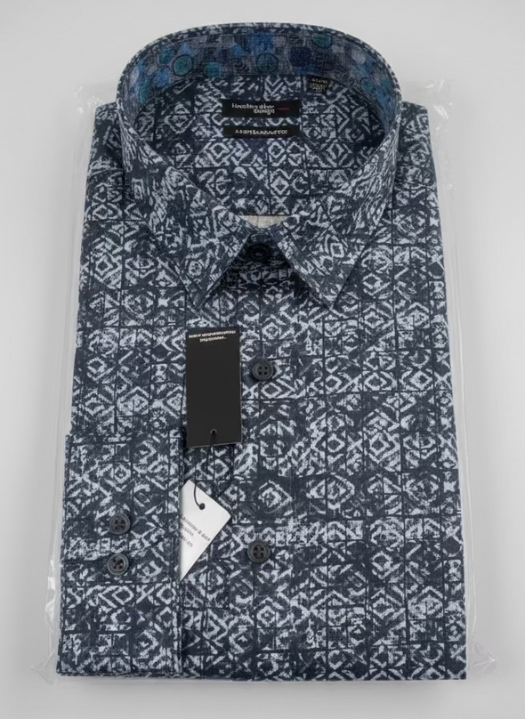 Leo Chevalier LS Tapered Fit Sport Shirt - 623233 1698