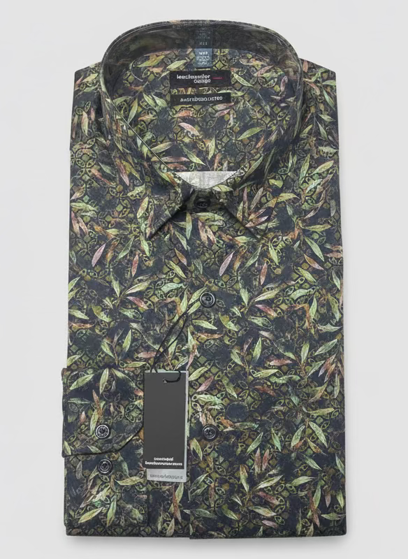 Leo Chevalier LS Tapered Fit Sport Shirt - 623240 5698