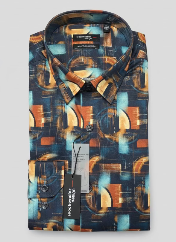 Leo Chevalier LS Tapered Fit Sport Shirt - 623227 9198