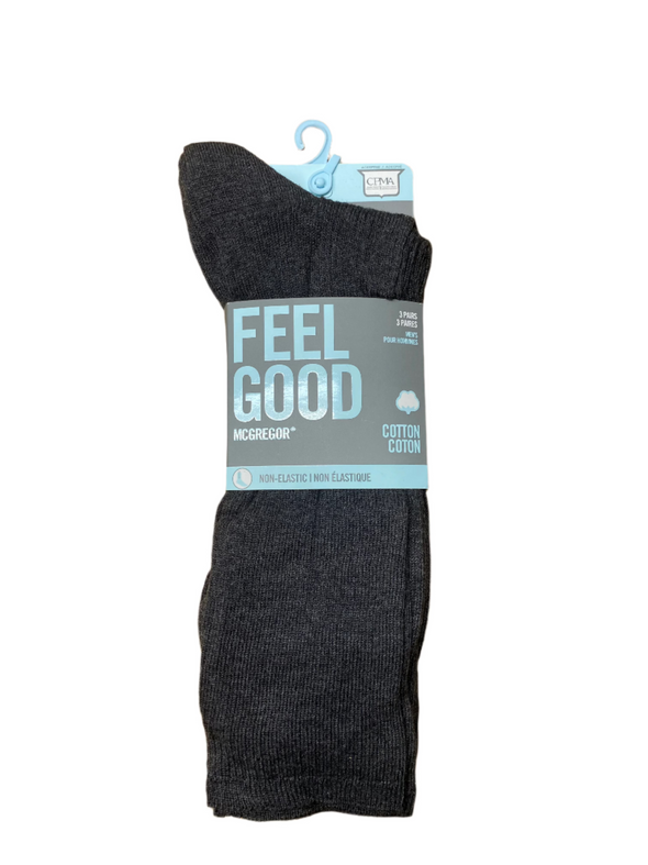 McGregor 'Feel Good' Non-Elastic 3-Pack Mercerized Cotton Socks - MML122