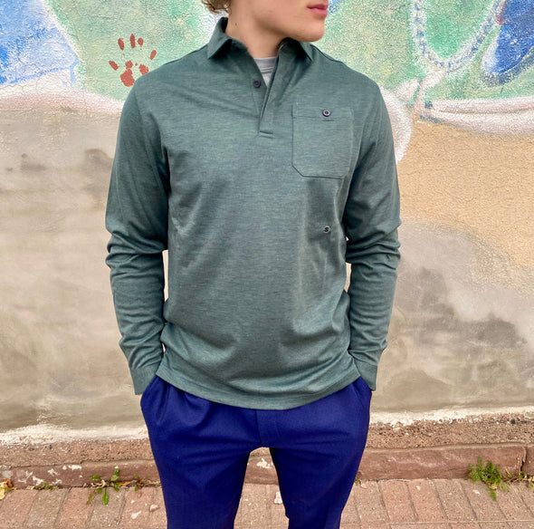 Leo Chevalier Long Sleeve Polo Shirt - 621531