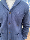 Viyella Cardigan 100% Cotton Navy - 557681 1998