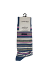 Calvin Klein Combed Cotton Crew Socks - CKM201DR37C - Multi Colours