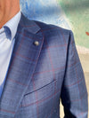 Jack Victor Conway SPJ Sport Coat 1251219 - Navy Neat Checked